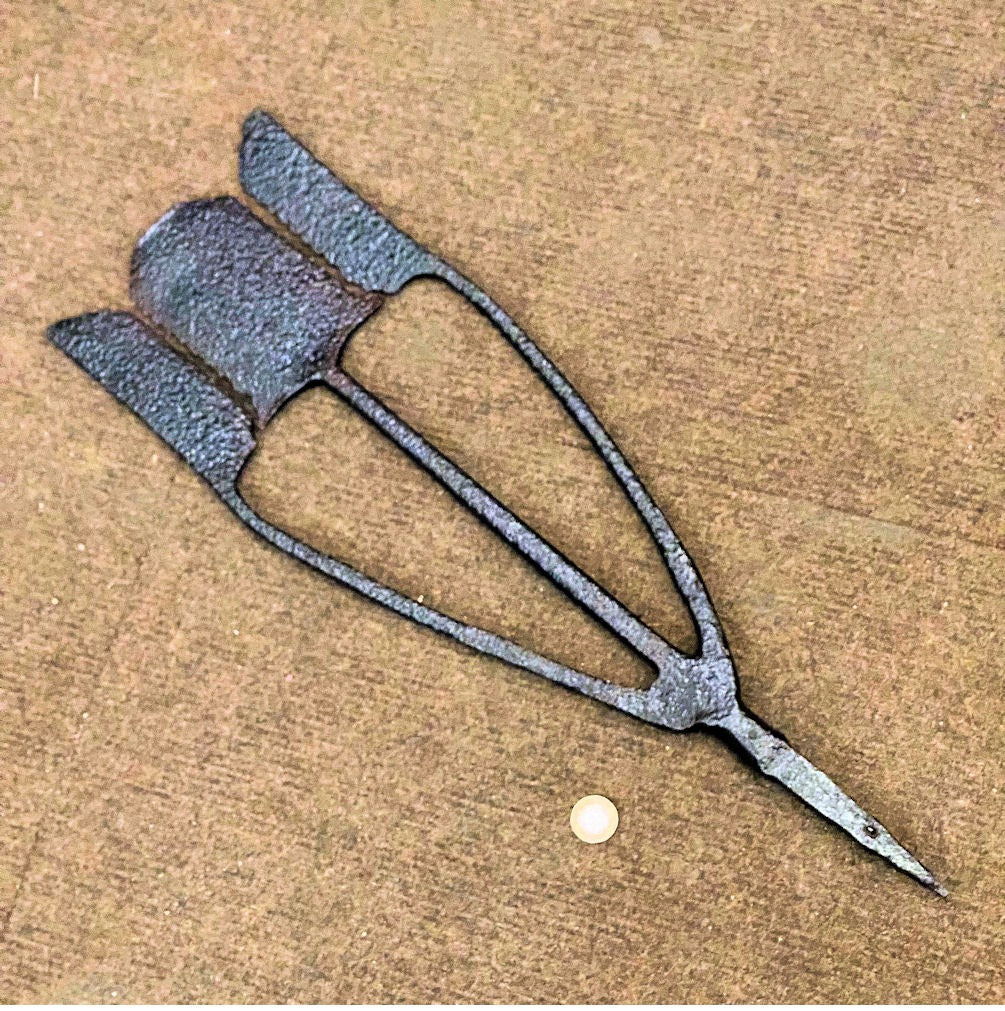 Eel Spear — Wood, early 19th century