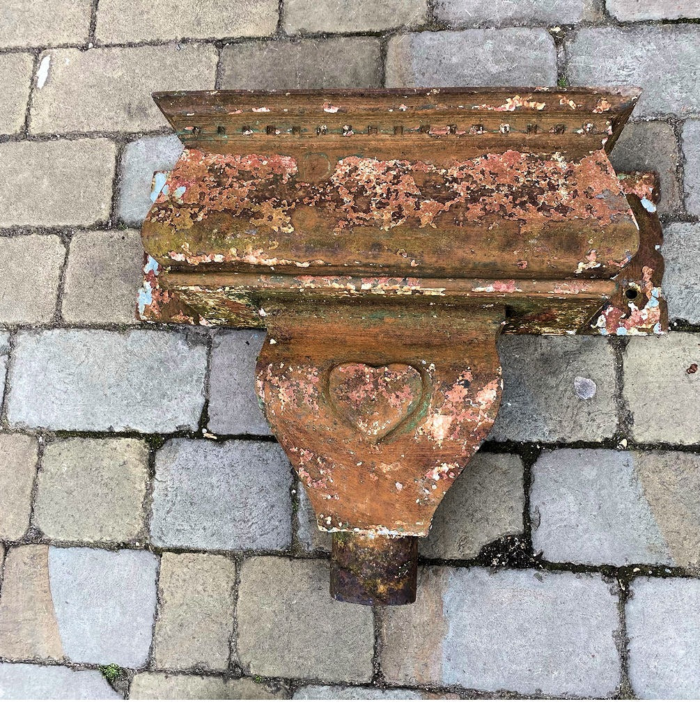 Elsley Cast Iron Rain Hopper, 2 available — Cast iron, late 19th century