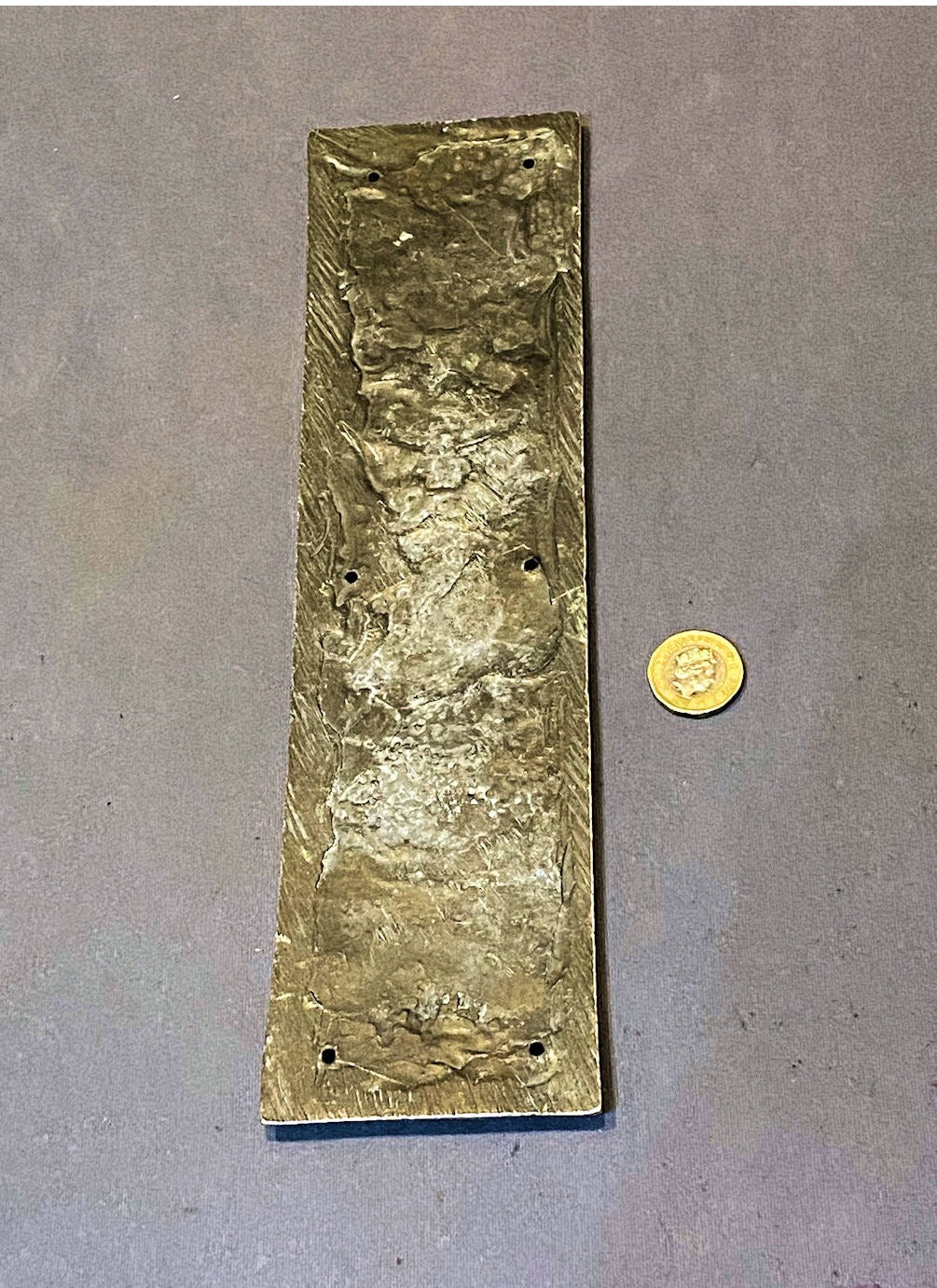Embossed Copper Fingerplate — view 2