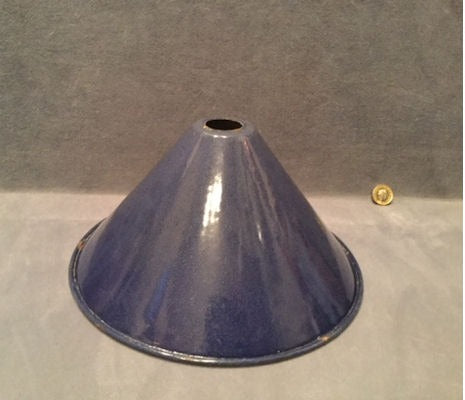Enamel Coolie Shade — Enamel, 1920's