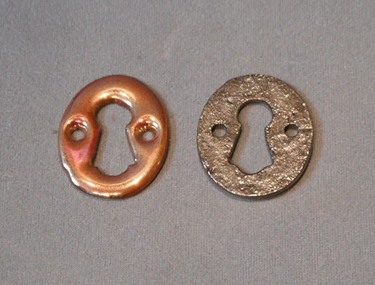 Enamelled Keyhole Surround — Enamel, 1950's