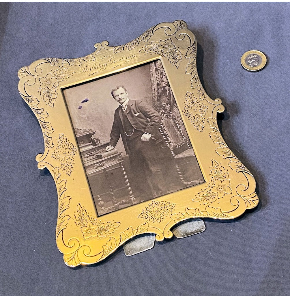 Engraved Brass Photo Frame — view 4