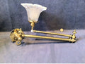 Extending Brass Wall Light — Brass, late 19th century