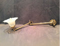 Extending Brass Wall Light — Brass, late 19th century