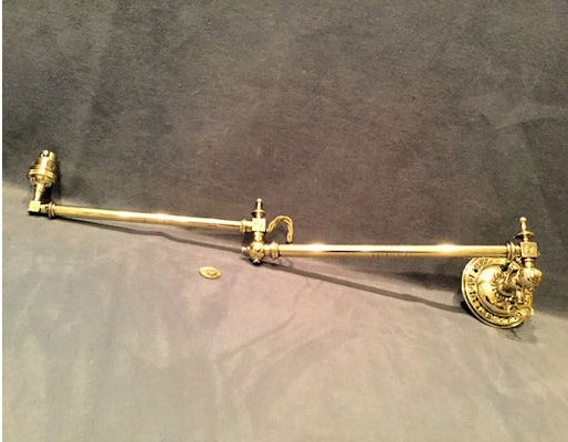 Extending Brass Wall Light — view 3