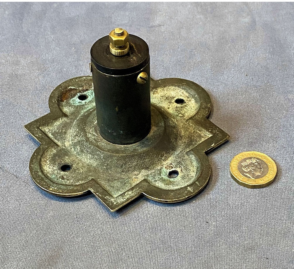 Exterior Brass Electric Bell Push — view 2