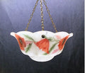 Floral Glass Light Fitting — Glass, 1920's