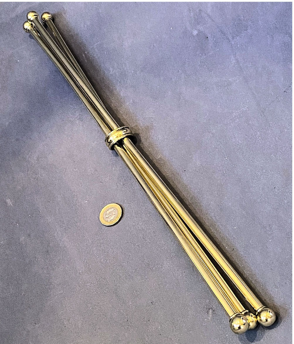 Folding Brass Potstand — view 4