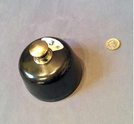 Foot Operated Electric Bell Push — Bakelite