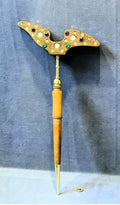 French Lark Lure — Wood, late 19th century