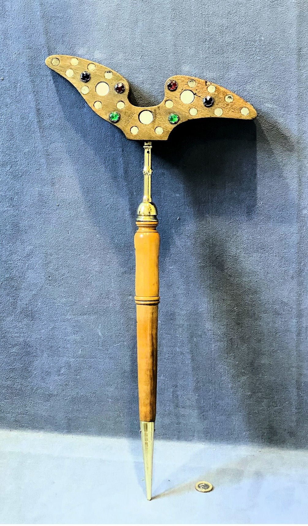 French Lark Lure — Wood, late 19th century