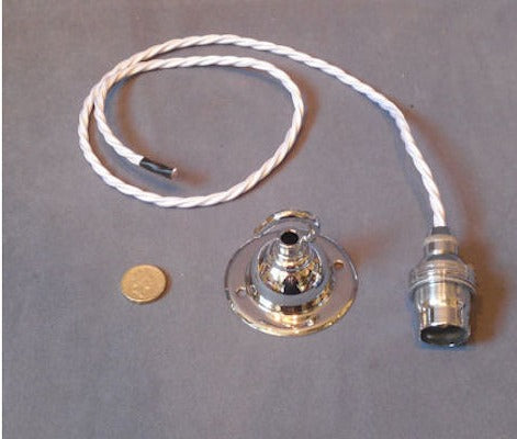 Frosted Glass Bowl Electric Light Fitting — view 2