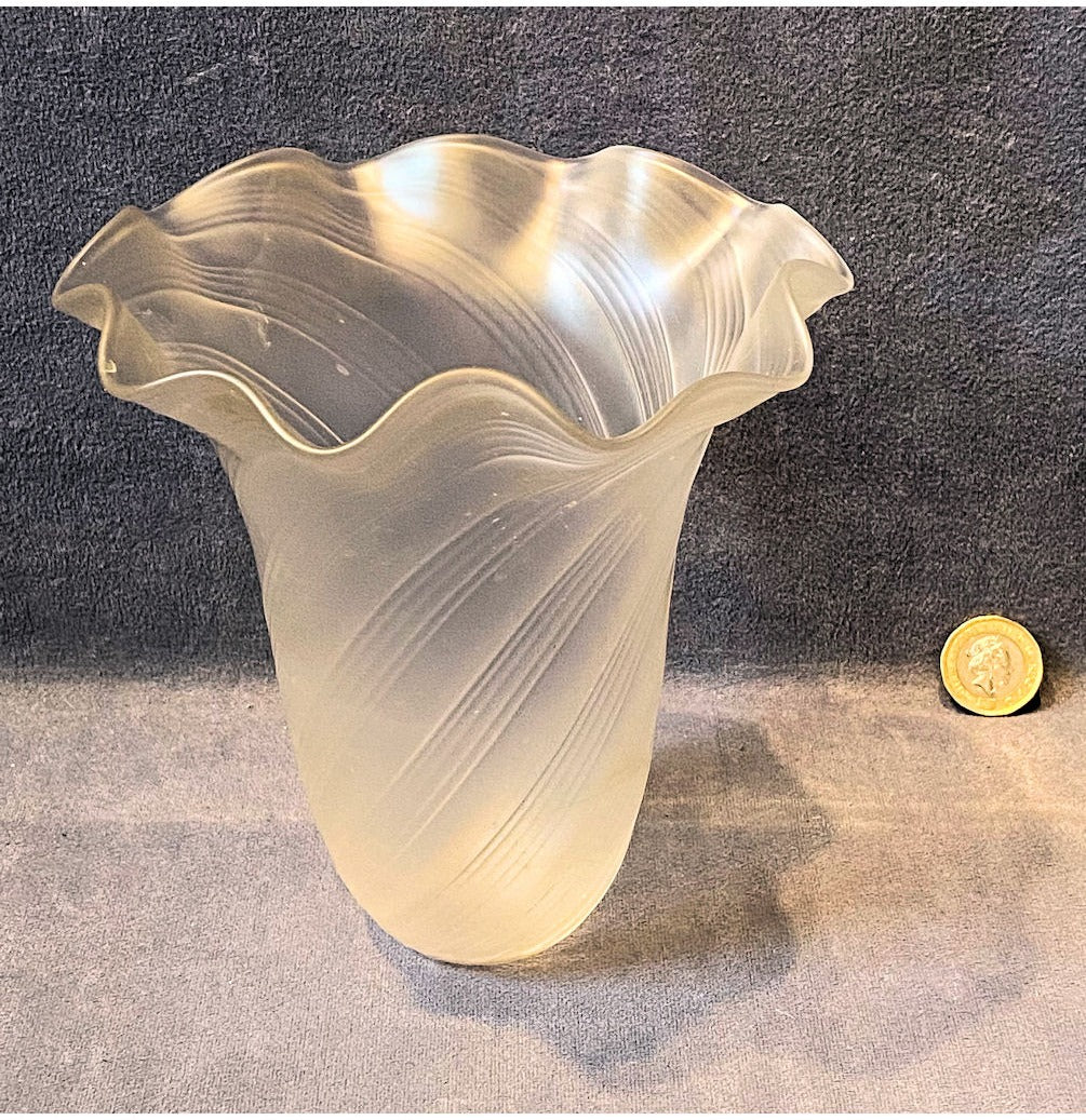 Frosted Glass Electric Lamp Shade — view 2