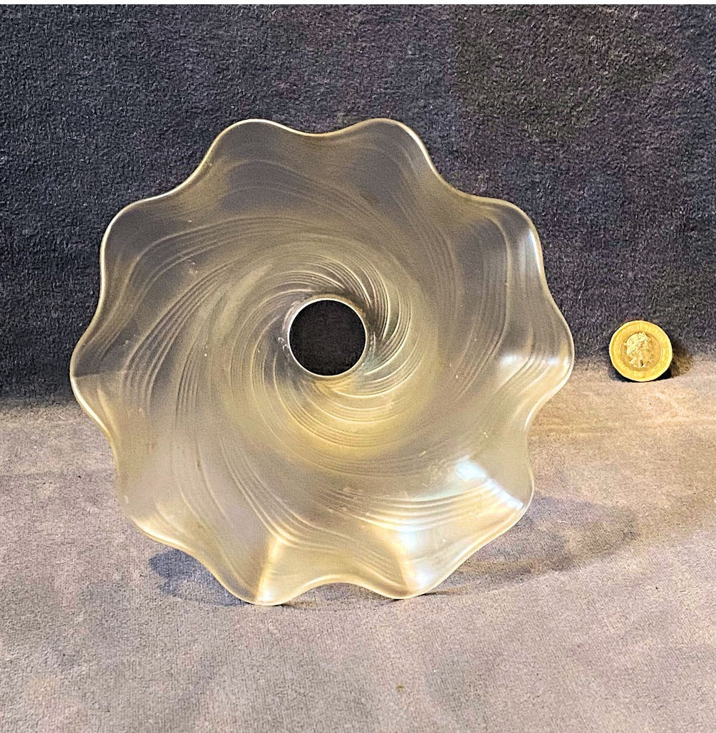 Frosted Glass Electric Lamp Shade — view 3