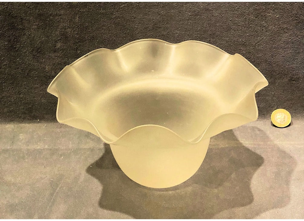 Frosted Glass Electric Lamp Shade — view 2