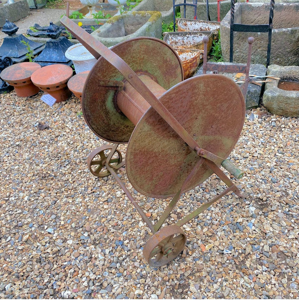 Garden Hose Reel — Iron, 1920's