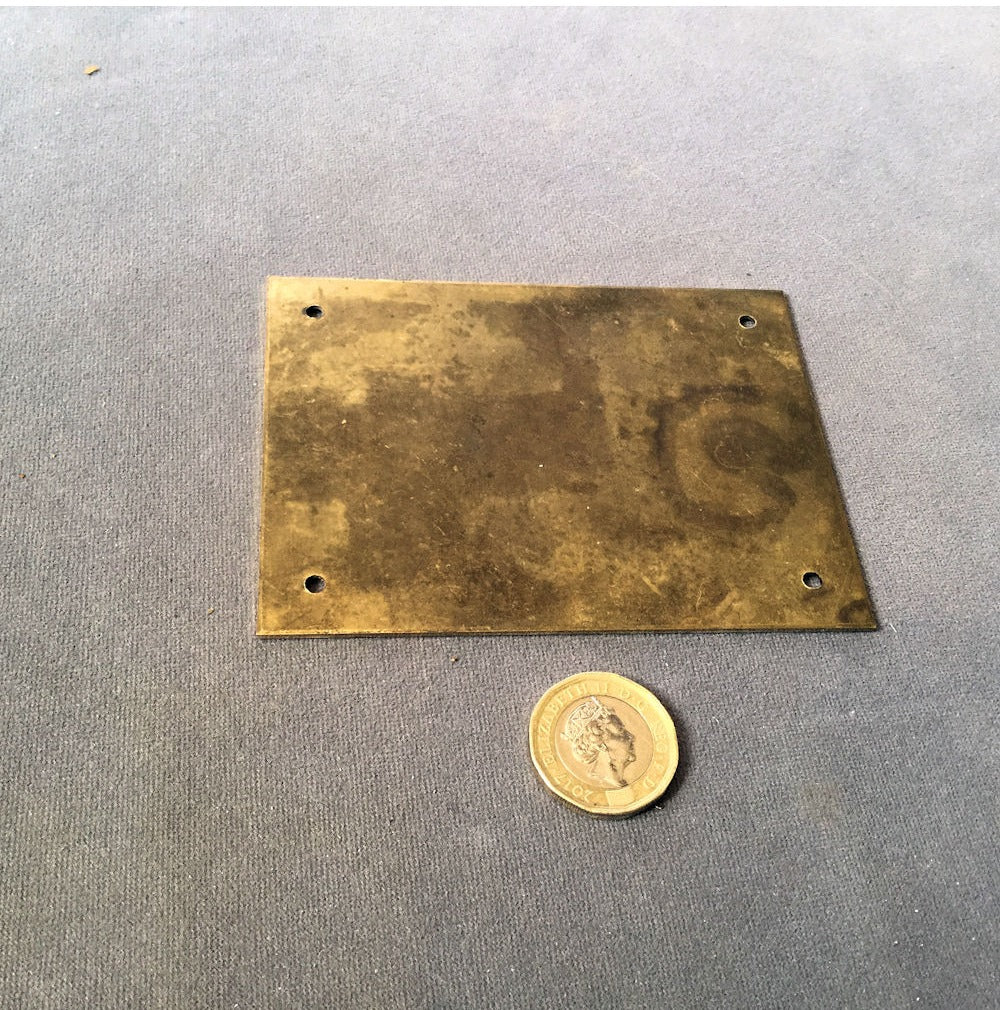 Gary Smith Brass Dressing Room Plaque — view 2