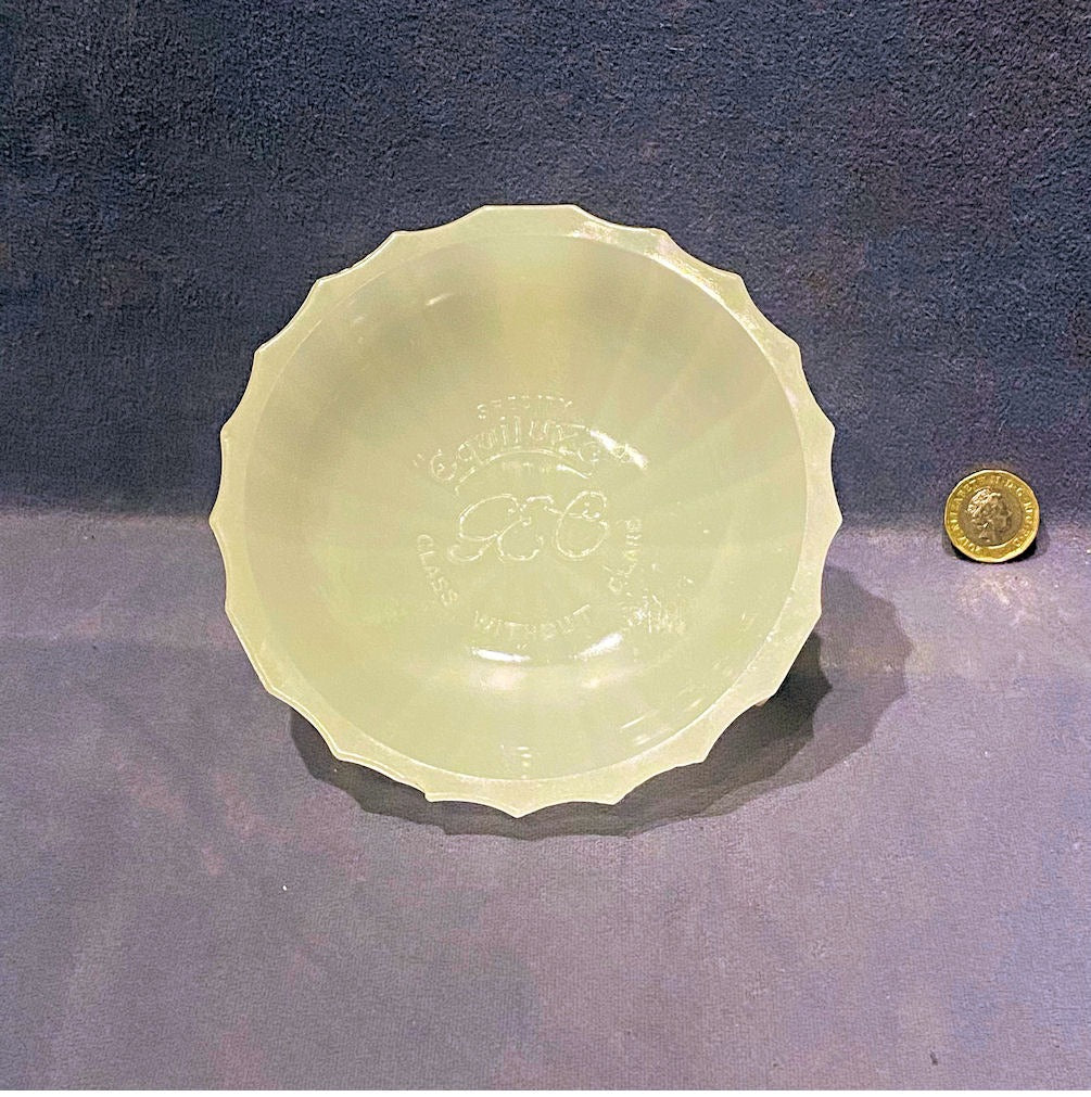GEC Equiluxo Glass Change Slope — Glass, 1920's