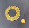 George Price Brass Safe Plate — Brass, late 19th century