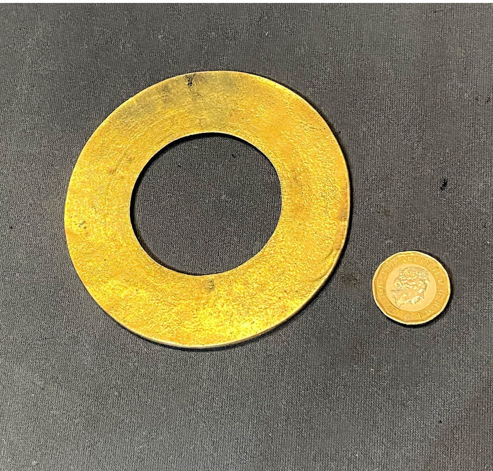 George Price Brass Safe Plate — view 2