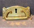 Giant Brass Drawer Handle — Brass, late 19th century