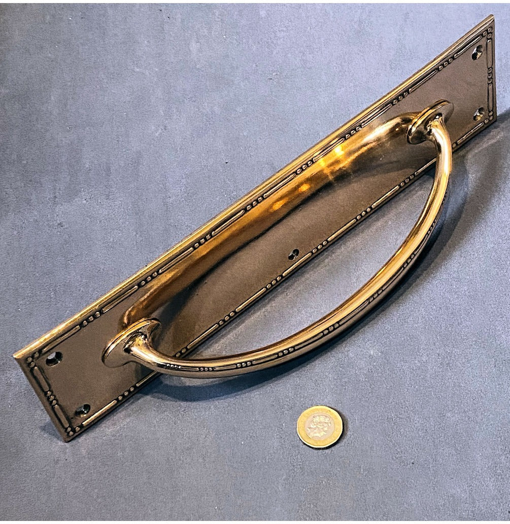 Gibbons Brass Door Pull — view 2