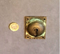 Gibbons Brass Keyhole Surround, 4 available — Brass, circa 1900