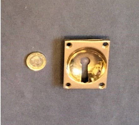 Gibbons Brass Keyhole Surround, 4 available — view 2