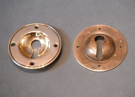 Gibbons Keyhole Surround, 20 available — Brass, circa 1900