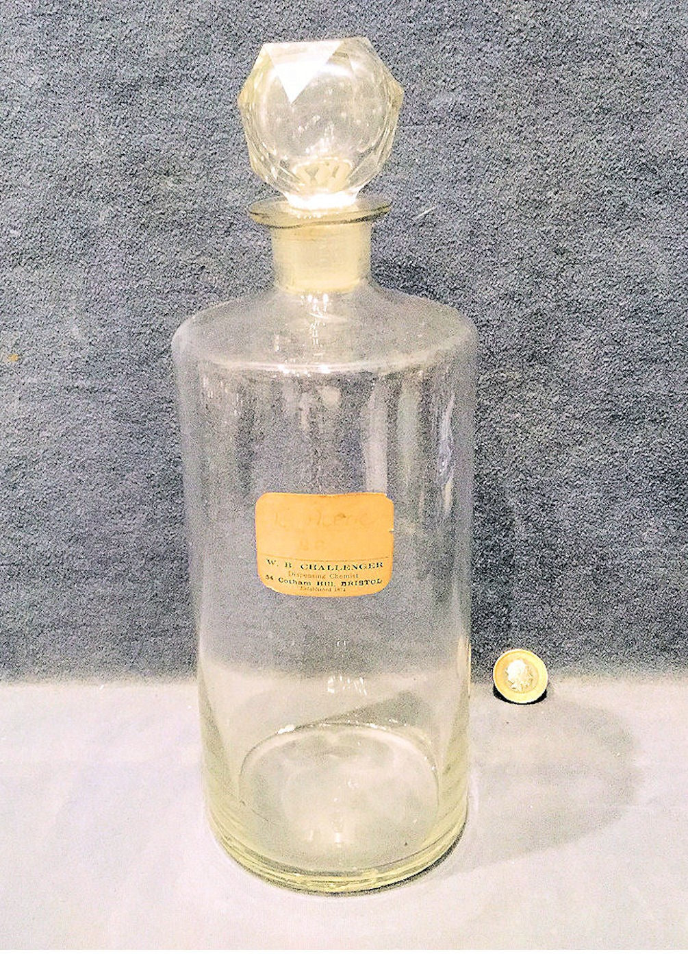 Glass Apothecary Jar — Glass, late 19th century