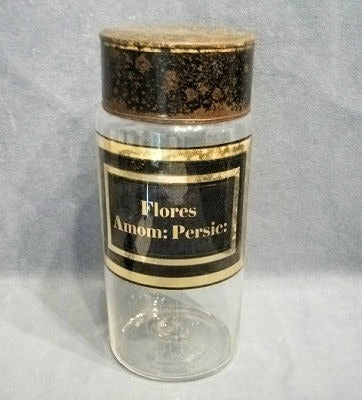 Glass Apothecary Jar — Glass, mid 19th century