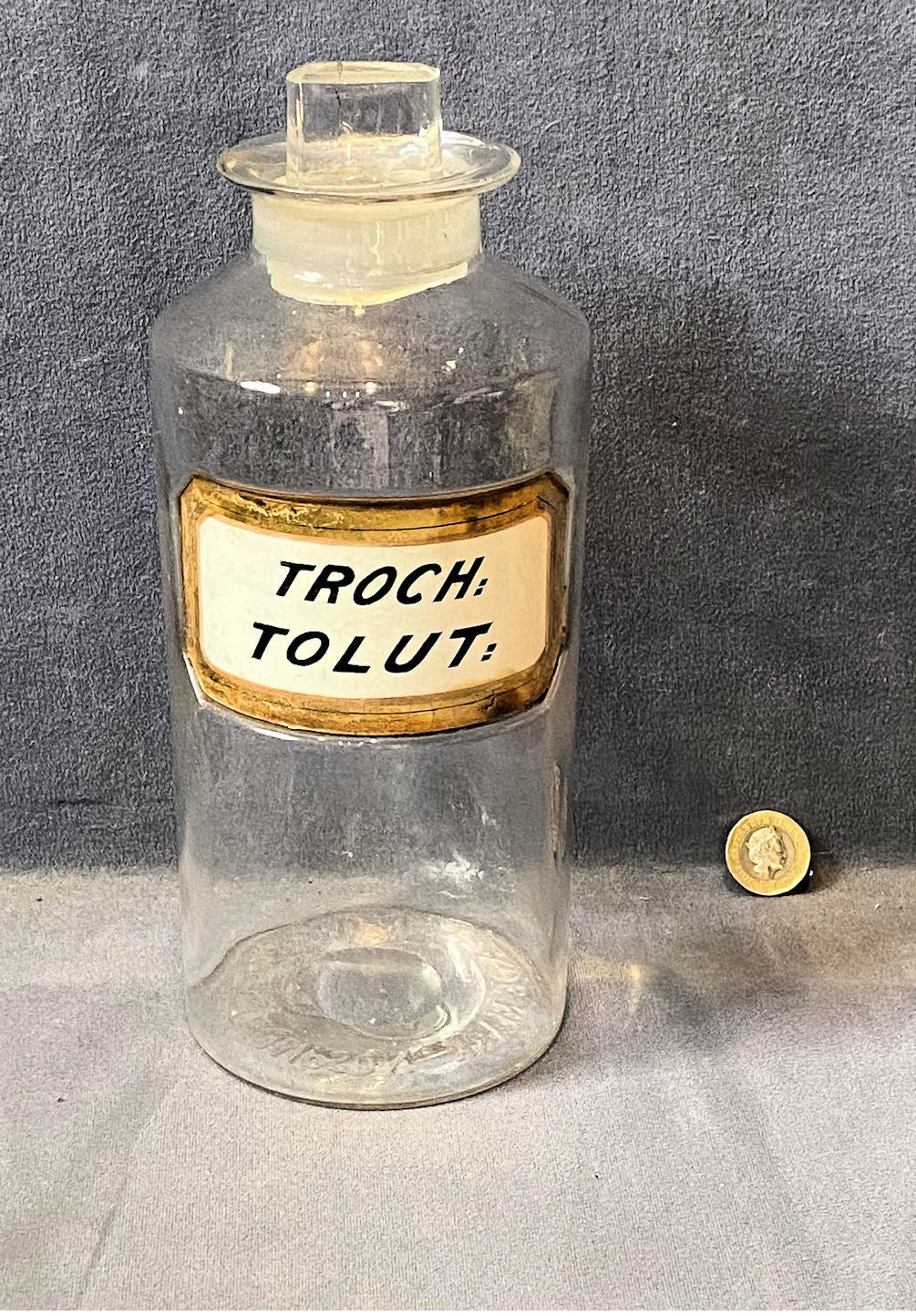 Glass Chemist Jar — Glass, 19th century