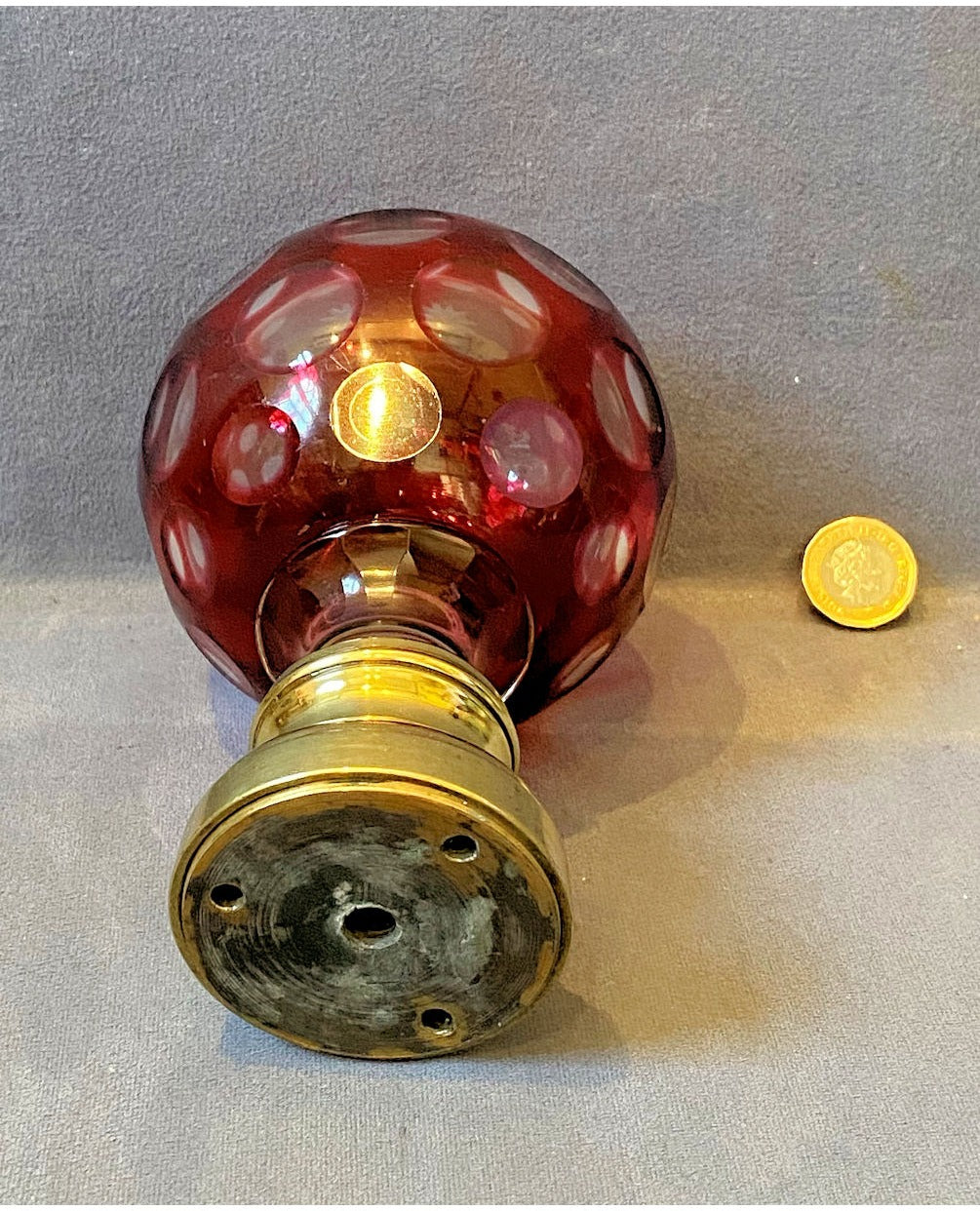 Glass Newel Post Finial — view 3