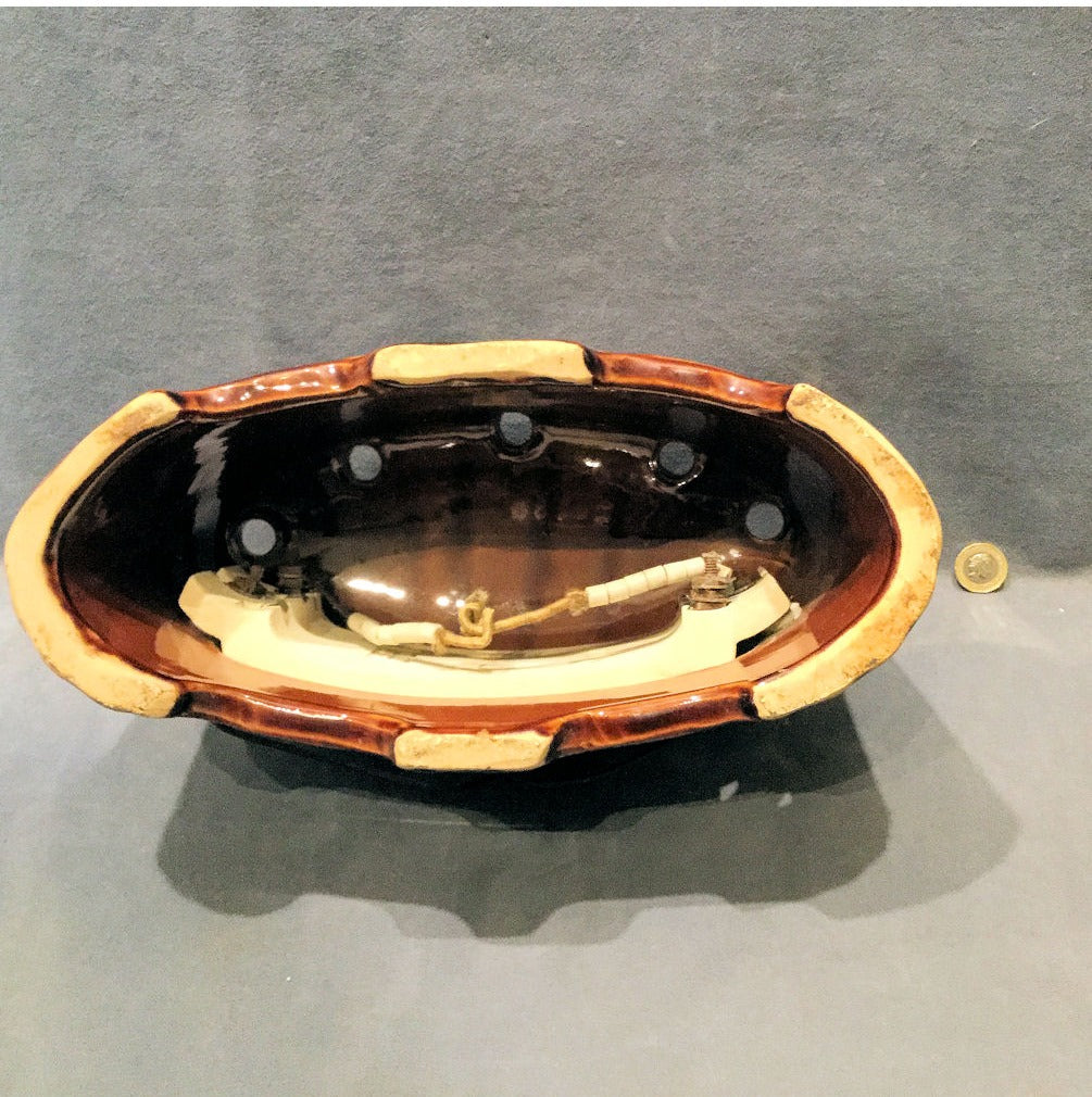 Glazed Stoneware Electric Fire — view 3