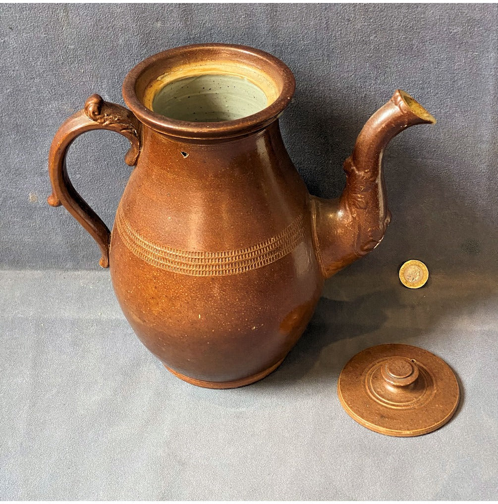 Glazed Stoneware Teapot — view 2