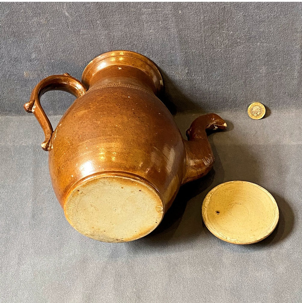 Glazed Stoneware Teapot — view 3