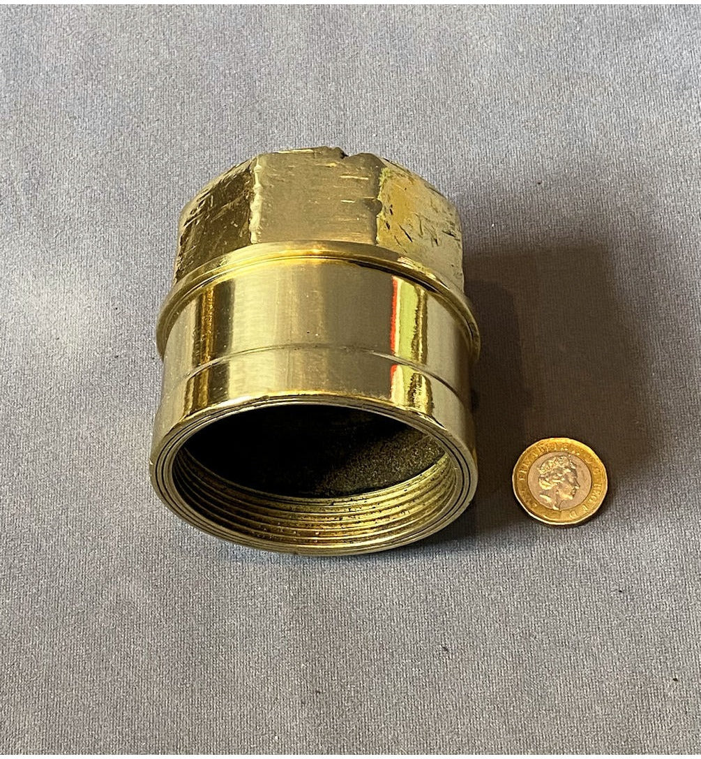 Gloucester Brass Waggon Hub Cap — view 2