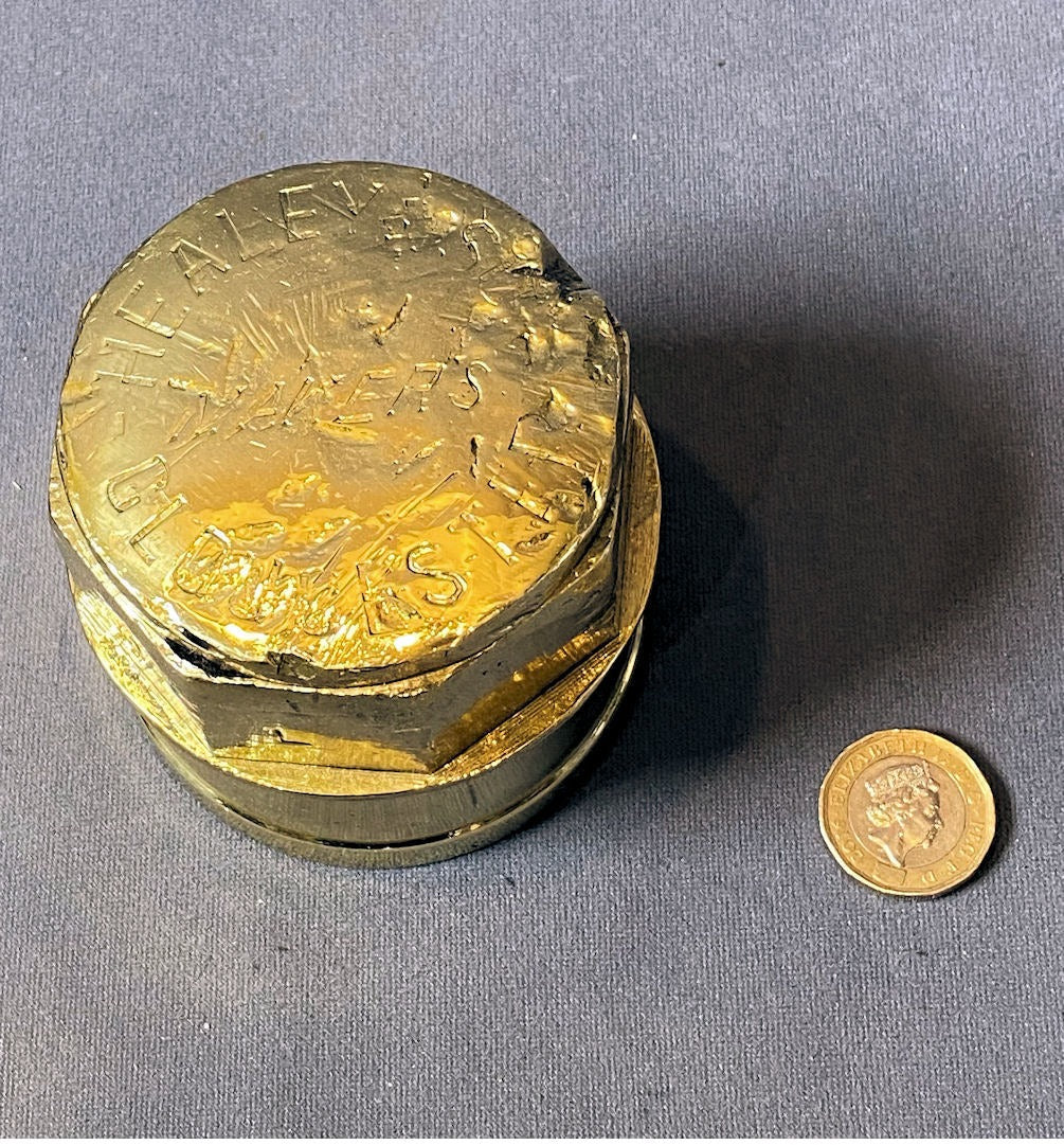 Gloucester Brass Waggon Hub Cap — Brass, late 19th century