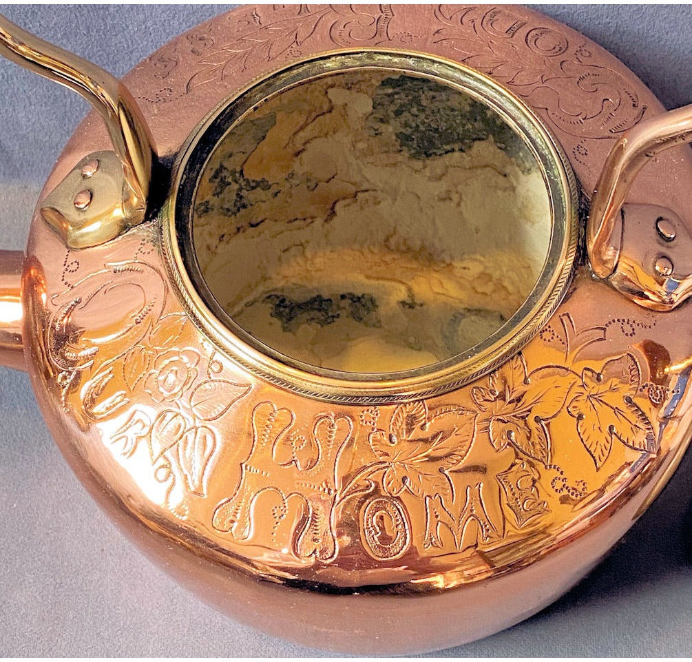 God Bless Our Home Copper Kettle — view 3