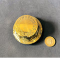 Godalming Brass Waggon Hub Cap — Brass, late 19th century