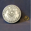 Gorgona Anchovy Paste Pot Lid — Ceramic, 1920's