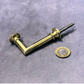 Gothic Revival Brass Coat or Hat Peg, 3 available — Brass, late 19th century