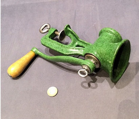 Green Enamelled Mincer — view 2