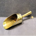Grocers Brass Scoop — Brass, circa 1900