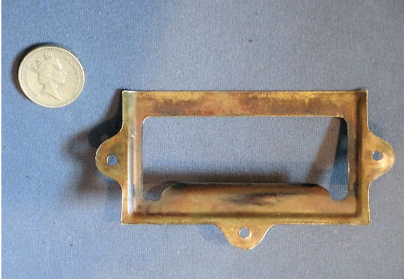 GWR Brass Drawer Label Frame, 2 available — view 2