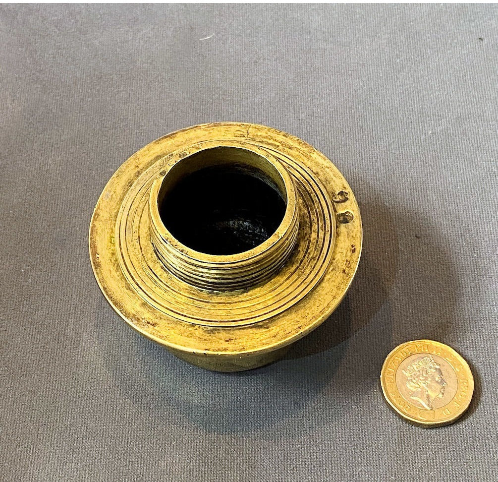 Halesworth Brass Waggon Hub Cap — view 2