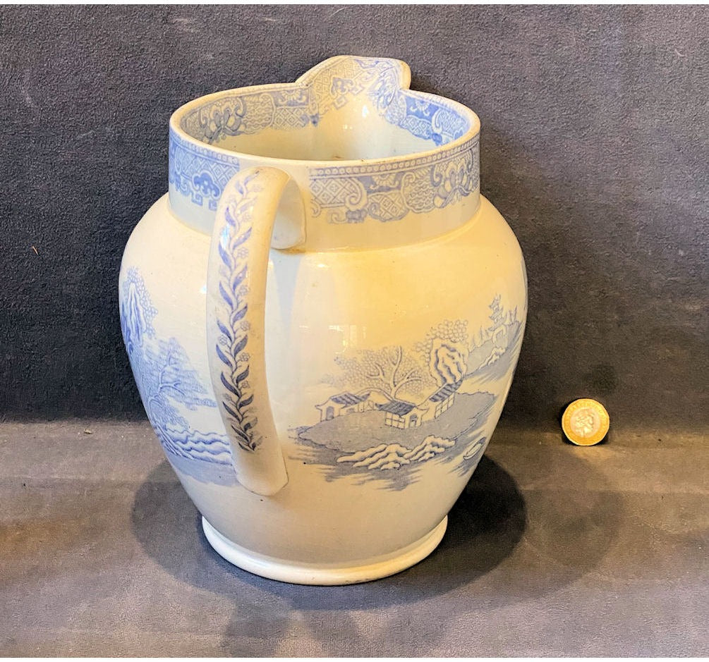 Half Gallon Ceramic Ale Measure Jug — view 2