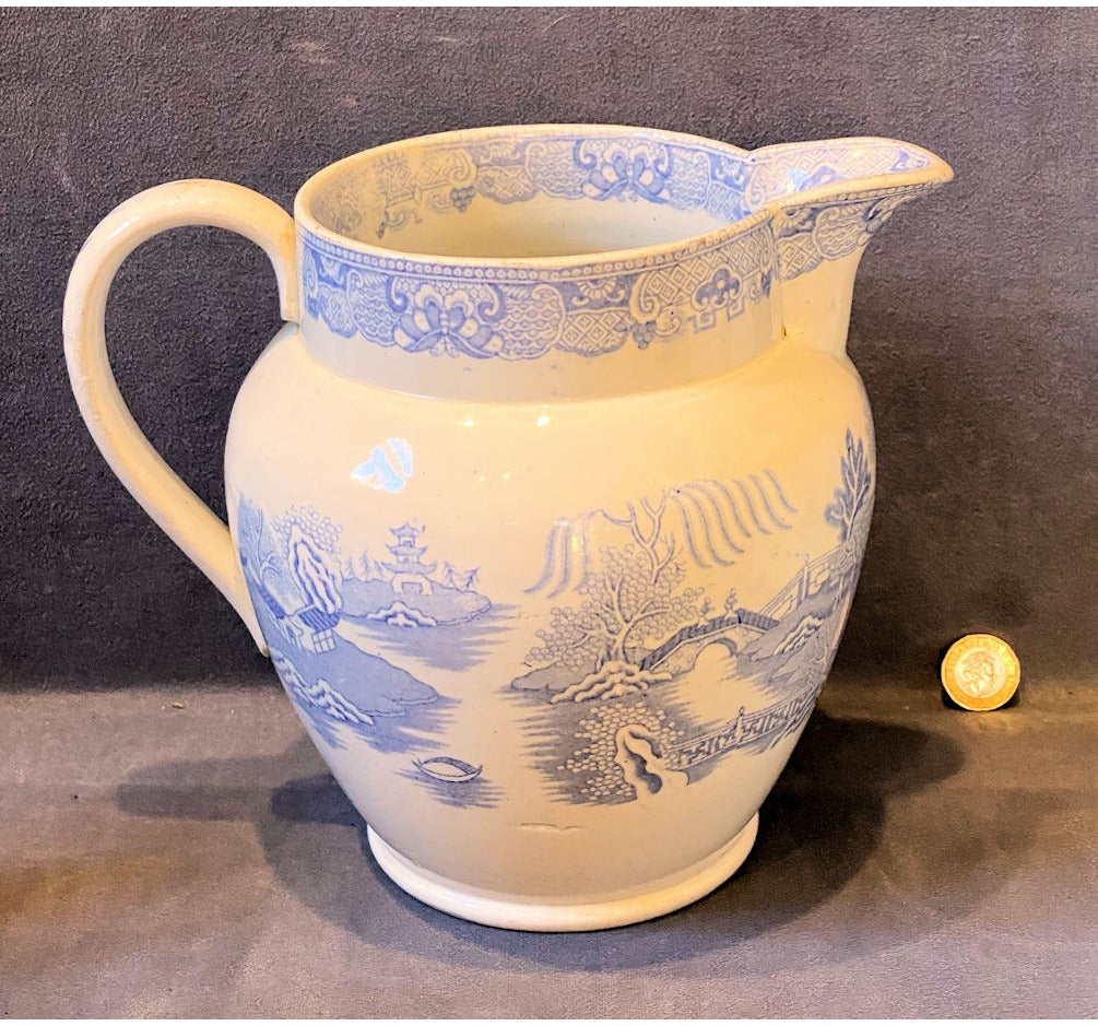 Half Gallon Ceramic Ale Measure Jug — view 3