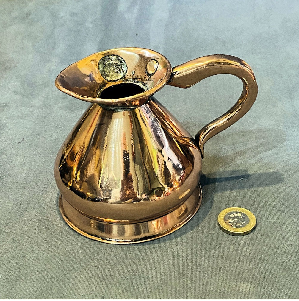 Half Pint Copper Ale Measure — Copper, late 19th century