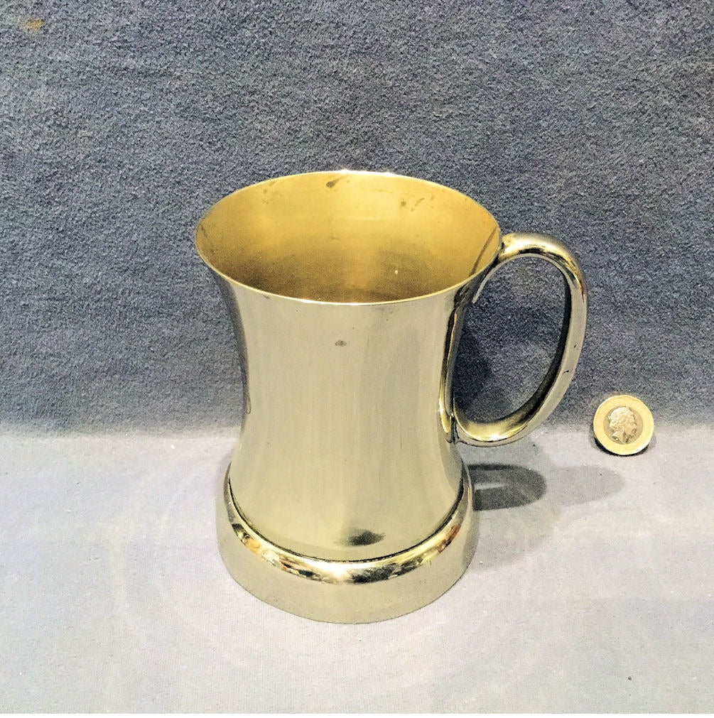 Half Pint Nickel Ale Measure — Nickel, late 19th century